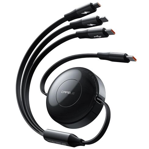 كابل Cafele Multi Charging Cable 100W Cable Cable Cable Cable ، 6-in-1 من النوع C و 27W L 5A سلك الشاحن السريع للهاتف 16 15 14 ، Galaxy S24 S23 ، MBOOK ، PAD وأجهزة متعددة (3.6 قدم) in Saudi Arabia