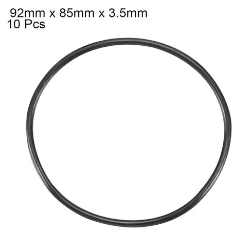 uxcell Nitrile Rubber O-Rings, 92mm OD 85mm ID 3.5mm Width, Metric Sealing Gasket, Pack of 10 in Saudi Arabia