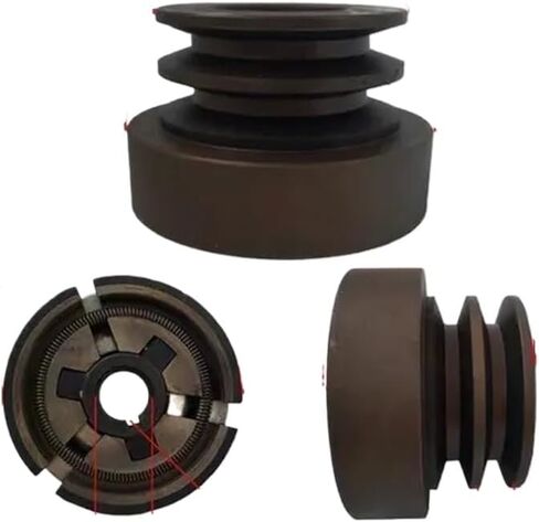 قابض حزام ذو أخدود مزدوج لمحركات الغاز 168F 170F GX200 مع مخرج عمود 20 مم متوافق مع مضخات المياه والقواطع (النوع) in Kuwait