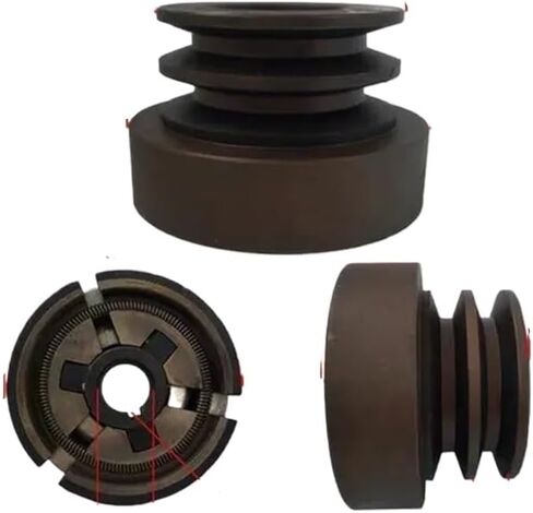 Double Groove Belt Clutch for 168F 170F GX200 Gas Engines with 20mm Shaft Output Compatible with Water Pumps and Cutters(A Type) in Saudi Arabia