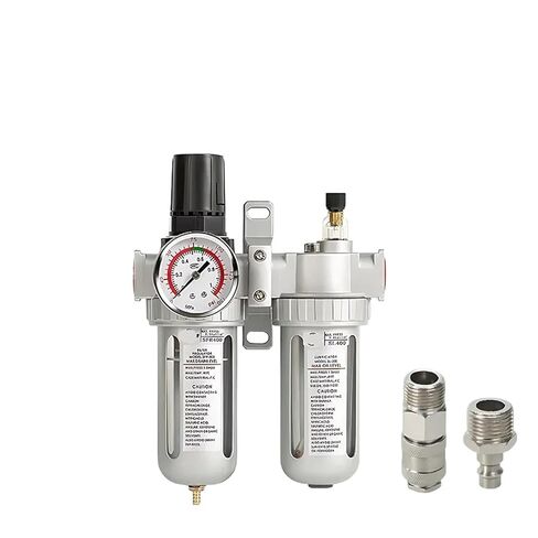 SFC200 1/4" SFC400 1/2" SFC300 3/8" Air Filter Regulator Oil Water Separator steam Trap regulating Valve Suitable for Compressor Pneumatic Parts(SFC-300) in Saudi Arabia