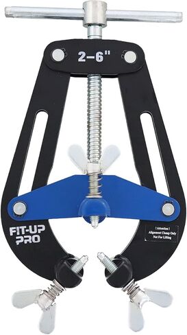 B&B Pipe 1221 PDQ Pipe Clamp (متوسط) يناسب الأنابيب من 2 إلى 6 بوصات لتركيب الأنابيب والتركيب واللحام in Kuwait