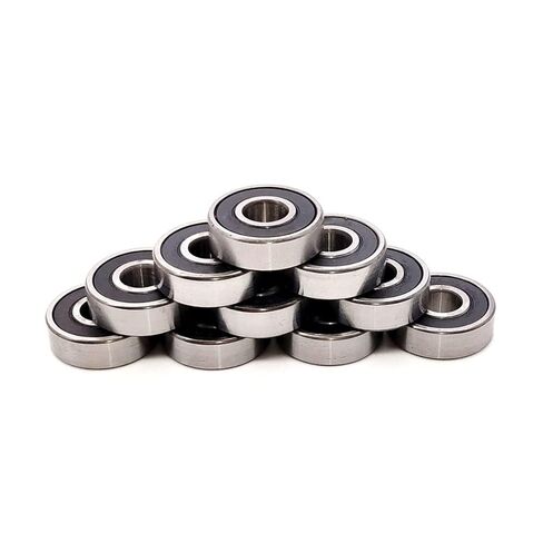 FKG MR106-2RS 6x10x3mm Deep Groove Ball Bearing Double Rubber Seal Bearings Pre-Lubricated, Set of 10 in Saudi Arabia