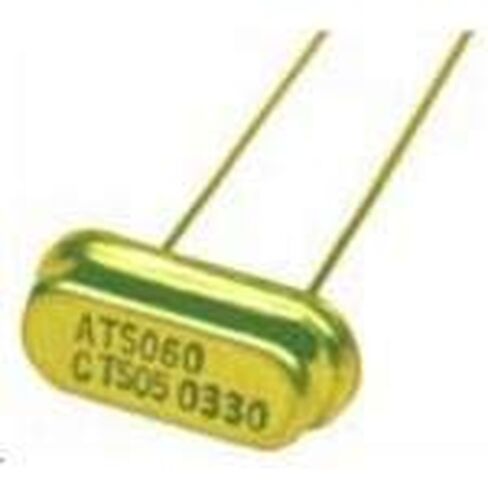 CTS Corporation, ATS100B-E, Crystal 10MHz ±30ppm (Tol) ±50ppm (Stability) 18pF Fund 60Ohm 2-Pin HC-49/US Thru-Hole Bulk (100 Item/s) in Saudi Arabia