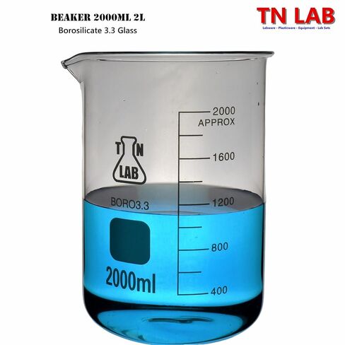 TN Lab Beaker Borosilicate Glass مع التخرج 2000 مل 2L in Kuwait