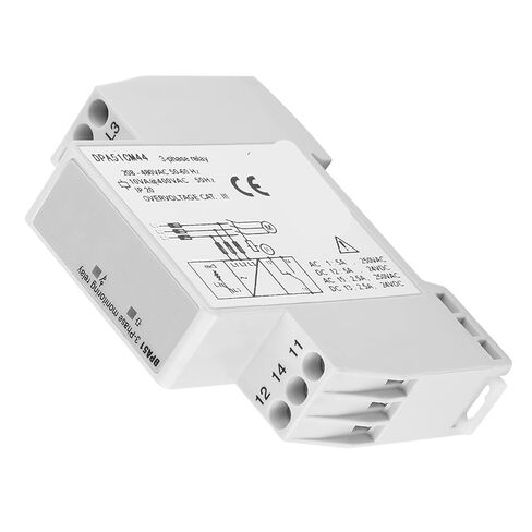 RiToEasysports DPA51CM44 مرحل مراقبة ثلاثي المراحل، تصميم مضغوط، حماية فعالة للمحرك، اكتشاف تسلسل الطور للمصاعد وأنظمة تكييف الهواء in Kuwait