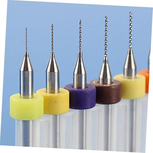 COHEALI 10-Piece Carbide Drill Bit Set for PCB and CNC Micro Engraving Drill Bits 2.1mm to 3.0mm High Precision Tungsten Carbide for Professional Use in Saudi Arabia