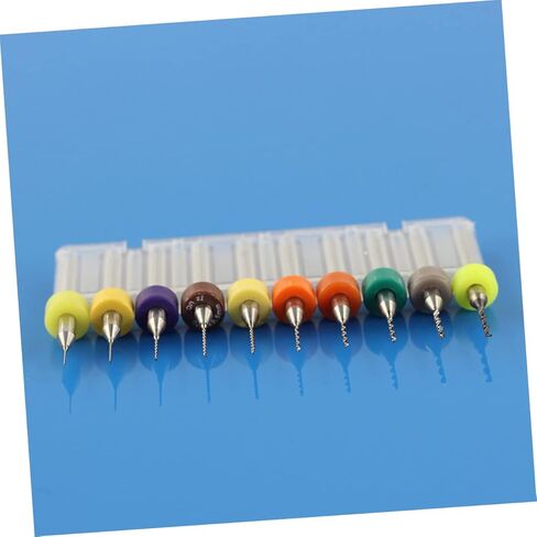 COHEALI 10-Piece Carbide Drill Bit Set for PCB and CNC Micro Engraving Drill Bits 2.1mm to 3.0mm High Precision Tungsten Carbide for Professional Use in Saudi Arabia