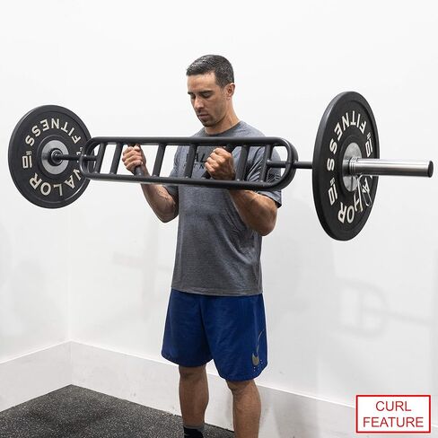 Valor Fitness Swiss Barbell، قضيب ثلاثي الرؤوس لألواح الوزن الأوليمبية، قضيب متعدد القبضة لضغط المقعد، تدريب الكتف والذراع in Kuwait