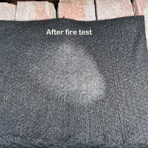 بوراكو بطانية لحام مقاومة للحريق | مقاومة للحرارة حتى 1800 درجة فهرنهايت | مادة النسيج المقاومة للهب من مادة الكربون لعمال اللحام | سباكين قابلين للقص (12 بوصة × 26 بوصة، عبوة واحدة) in Kuwait