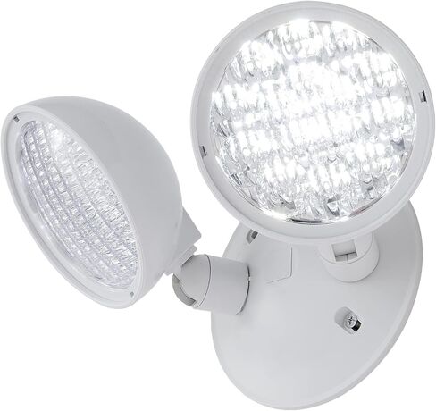 GZRUIYANG Emergency Remote Head Lighting, Double Square Head Emergency Light, UL Listed, Multi Voltage 3.6 to 24 Volt Input, 2 * 3 Watts, 180 Lumen, No Battery Inside in Saudi Arabia