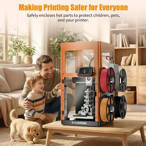 مجموعة حاوية الطابعة ثلاثية الأبعاد Flashforge AD5X، DIY، تقليل الضوضاء، السلامة والرائحة، متوافقة مع خيوط ASA/PC عالية الحرارة in Saudi Arabia