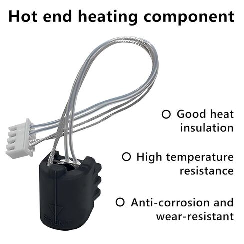 استبدال مجموعة Kobra 3 Max Hotend، يتضمن عنصر سخان السيراميك، وجورب السيليكون، وكتلة السخان - قطع غيار رأس الطباعة لملحقات Anycubic Kobra 3 Max Combo Nozzle Hotend in Kuwait