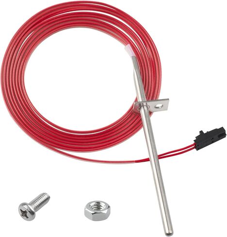 3-20-00844 مسبار الثرمستور ESP الأحمر يناسب موقد Harman Pellet Accentra 52i، إدراج Accentra، مطلق 43 63، P35i، P38، P43، P61، P61A، P68، PC45، XXV، لجهاز التسخين BA100، BH105، BH60، BIO-120 in Kuwait