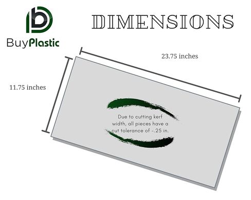 BuyPlastic King Starboard WG Sheet - Slate Gray, 1/2" x 12" x 24" - HDPE Wood Grain Plastic Board Panel for Outdoor Furniture Cabinets & More in Saudi Arabia