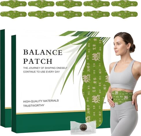 Herbal Patch Pad Balance, Natural Herbal Navel Patches, Menstrual Cramp Relief Belly Patch for Women, Relieve Bloating, Improve Abdominal Comfort, Non-Irritating Plant Based Body Care (2 Boxes) in Saudi Arabia