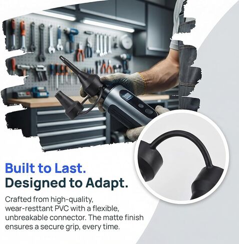 فوهات بديلة لمضخة الهواء، 3 أحجام فوهات مضخة قابلة للنفخ، ملحقات محول منفاخ مضخة الهواء للسرير الهوائي الجزئي، إلخ، بلاستيك قطعتين in Kuwait