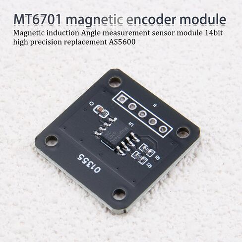 ZORZA 6 قطع عالية الدقة MT6701 التشفير المغناطيسي AS5600 استبدال 14 بت دقة زاوية قياس الاستشعار وحدة متعددة الاستخدامات 3.3 ~ 5.0 فولت عملية -40 درجة مئوية ~ 125 درجة مئوية المدى in Kuwait
