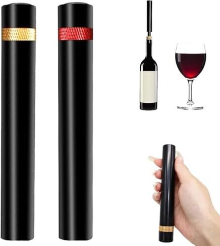 Aeropop Wine Opener, Loritia Arropop Wine Opener, Aero Pop Wines Openers, Needle Type Wines Bottle Openers, Travel Portable Pocket Air Pressure Pump Bottle Open (Golden+Red) in Saudi Arabia