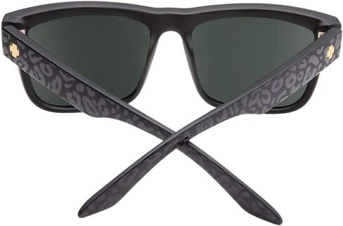 Spy Optic Discord Sunglasses Matte Black Leopard w/Happy Grey Green Silver Flash Lens + Sticker in Saudi Arabia