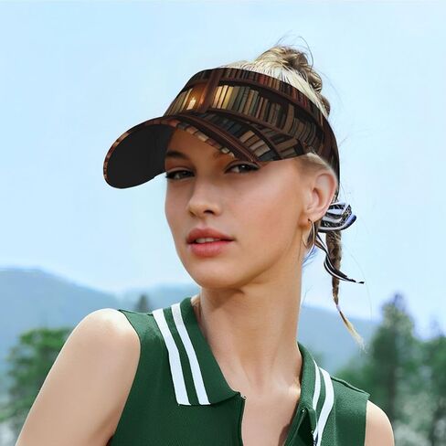 Sports Sun Visor Hat Women Men Adjustable Clip On Visors Outdoor Golf Beach Cap-Breast Cancer Awareness in Saudi Arabia