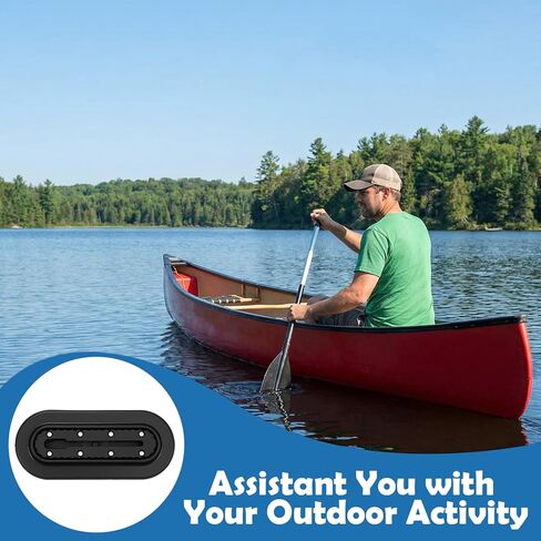 2 Pcs Kayak Rail Track, Inflatable Boat Sup Low Profile Marine Nylon Track for Fishing Rod Holder Cup Holder, Kayak Accessories Gear Mount Mounting for Paddle Holders Fish Finder Anchor Cleats in Saudi Arabia