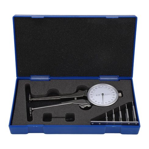 Digital Internal Caliper Gage Set, 55-153mm Replaceable Dial Inside Caliper Gauge, 10 Heads, High Accuracy, Widely Used for Cylinder Bore in Saudi Arabia