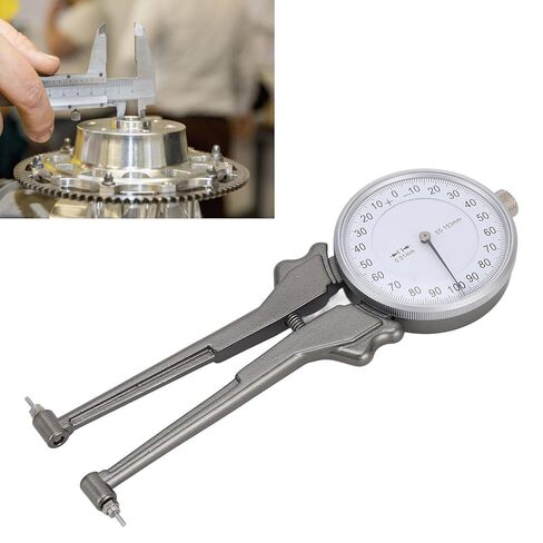 Digital Internal Caliper Gage Set, 55-153mm Replaceable Dial Inside Caliper Gauge, 10 Heads, High Accuracy, Widely Used for Cylinder Bore in Saudi Arabia