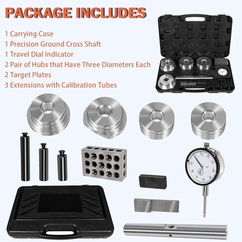 Differential Pinion Depth Checker Kit Gauge Tool Compatible with GM 10-14 Bolts, Ford 7.5" 8" 8.8" 9", Dana 30-80, Chrysler And Most Differentials Replacement for T&D 11001 Pinion Depth Checker in Saudi Arabia