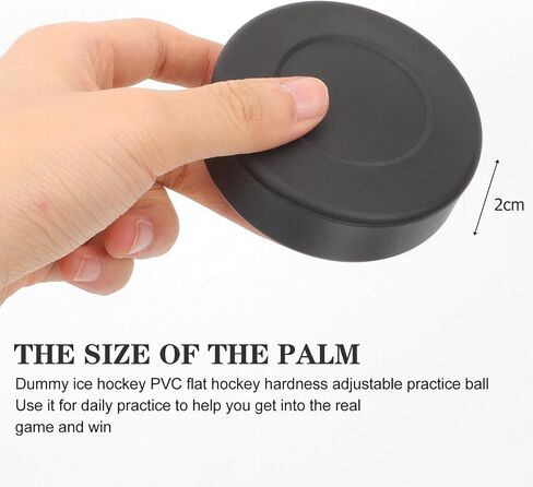 Toddmomy Ice Hockey Practice Pucks 4-Pack 2.75 Inch Training Pucks for Roller Skating and Indoor Hockey Practice Low Friction Sliding Training Supplies in Saudi Arabia
