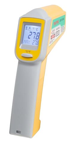 TECPEL DIT-513A مقياس حرارة صناعي بالأشعة تحت الحمراء نطاق قياس واسع ودقة -60 ~ 550 درجة مئوية (-76 ~ 1022 درجة فهرنهايت) in Kuwait