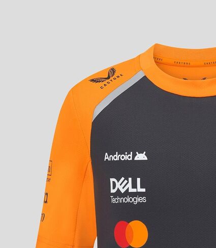 تي شيرت كاستوري ماكلارين F1 للأطفال 2025 Lando Norris Team Up in Kuwait