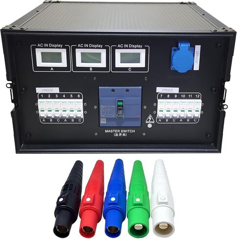 JUNMAN 12 Channel 24 Edison Power Distro Distributor Box for DJ Stage Lighting Party Event Show in Saudi Arabia