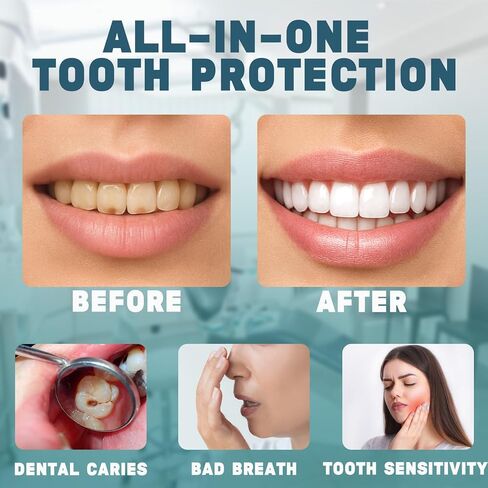 Cavity Healing Tooth Armor Liquid for Enamel Care | Remineralization Drops with Hydroxyapatite | Helps Strengthen Enamel, Improve Tooth Comfort & Support a Brighter Smile | 60 ml× 2 Pack in Saudi Arabia
