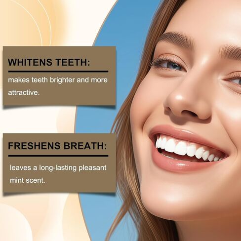 2Pcs Tooth Refresh Toothpaste, Fresh Breath Toothpaste, Natural Oral Care & Enamel Repair, Helps Remove Coffee, Tea & Wine Stain, Deep Cleaning Care in Saudi Arabia
