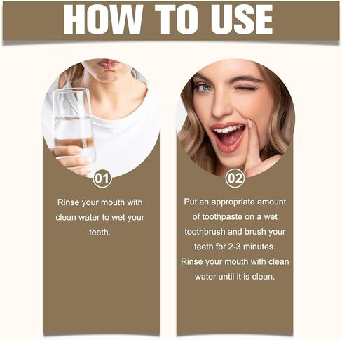 2Pcs Tooth Refresh Toothpaste, Fresh Breath Toothpaste, Natural Oral Care & Enamel Repair, Helps Remove Coffee, Tea & Wine Stain, Deep Cleaning Care in Saudi Arabia