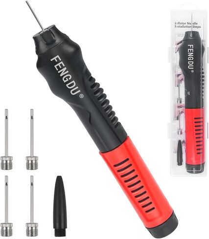 مجموعة مضخة الكرة - مضخة هواء يدوية لكرة القدم وكرة السلة وكرة القدم والكرة الطائرة | مضخة هواء محمولة للمعدات الرياضية والألعاب المطاطية وحمامات السباحة in Kuwait