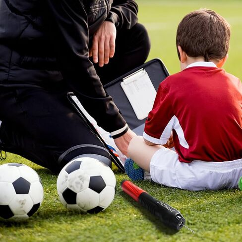 مجموعة مضخة الكرة - مضخة هواء يدوية لكرة القدم وكرة السلة وكرة القدم والكرة الطائرة | مضخة هواء محمولة للمعدات الرياضية والألعاب المطاطية وحمامات السباحة in Kuwait