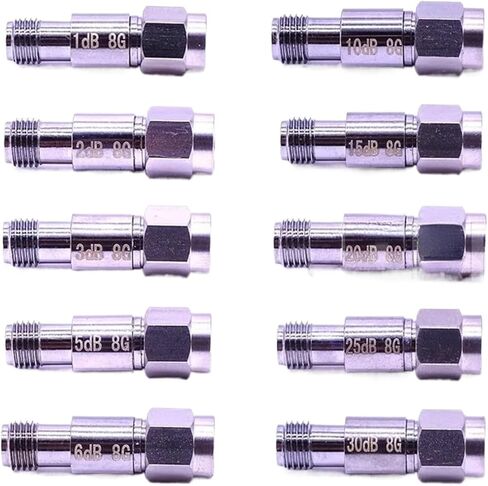 1 قطعة 2 واط SMA DC-8Ghz المخففات الثابتة المحورية تردد موصلات ثابتة 40DB/30DB/25DB/20DB/15DB/10DB/6DB/5DB/3DB/2DB/1DB(30dB) in Kuwait