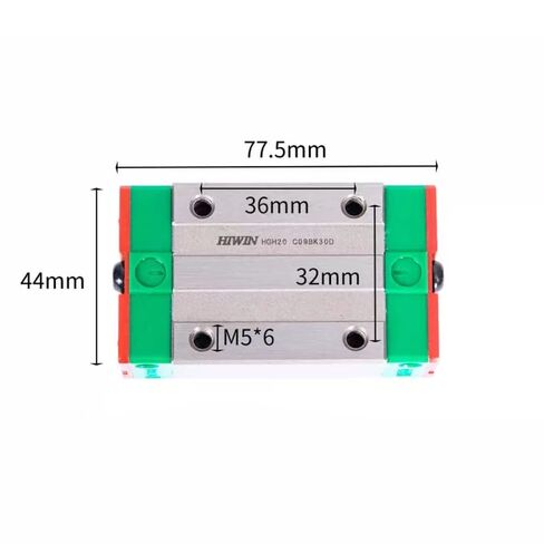 Flish HGH20 HIWIN Linear Block for HGH20CA Linear Motion Slider Rail Guide in Saudi Arabia