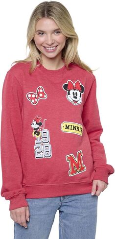 Disney Women Crewneck Winnie the Pooh Eeyore Stitch Pullover Sweatshirt in Saudi Arabia