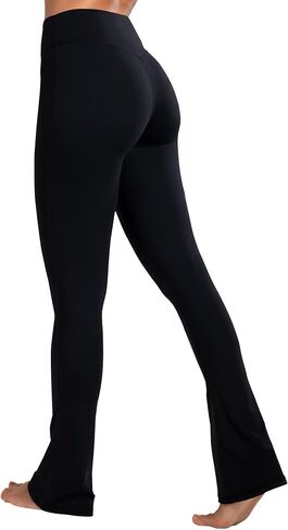 Sunzel Mini Flared Leggings for Women High Waist Tummy Control Casual Flare Yoga Pants for Yoga Workout Gym in Saudi Arabia