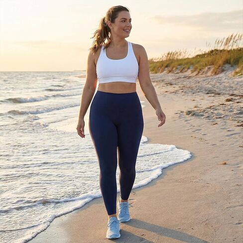 High Waisted Women’s Yoga Leggings with Tummy Control, Non-See-Through, Leggings for Running, Fitness, Gym and Daily Wear in Saudi Arabia