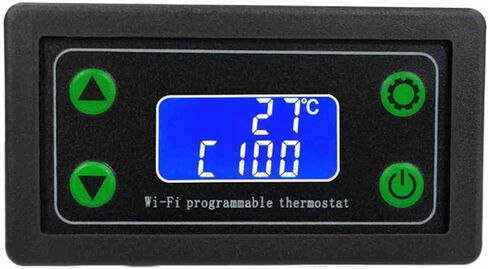 Generic WiFi Remote Temperature Controller, LCD Screen Display with K Type Thermocouple, for Drying Box Incubator Industrial Use in Saudi Arabia