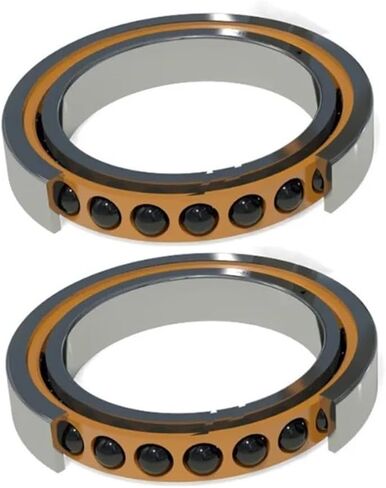 1pair 7005C HQ1 P4A 25x47x12 Contact Bearings Spindle SI3N4 Ceramic Ball(7005C HQ1 P4A DB) in Saudi Arabia