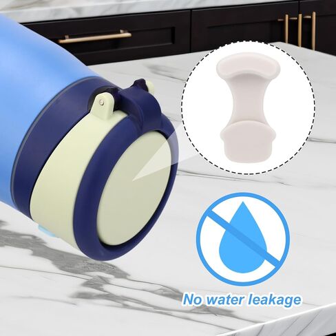 4pcs Water Bottle Top Lid Gaskets, Durable Silicone Lid Stoppers Replacement Accessories for Mesa Loop 24/30oz Water Bottle (Gray) in Saudi Arabia