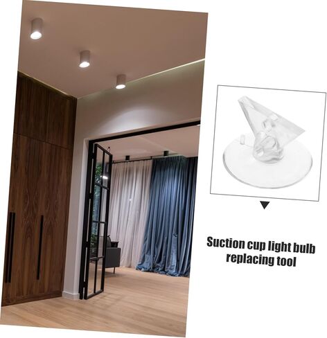 10Pcs Mini Light Bulb Remover Tool Portable Suction Cup Extractor for High Ceilings and Easy to Use Light Bulb Changing for Bulbs and Range in Saudi Arabia