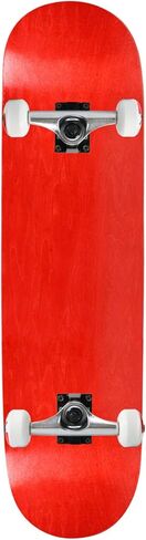 لوح تزلج Moose Complete ملون باللون الأحمر مقاس 8.0 بوصة فضي/أبيض مجمع in Kuwait