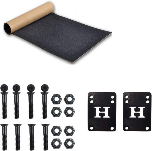 لوح تزلج Moose Complete باللون الأحمر مقاس 7.5 بوصة مع شاحنات سوداء وعجلات سوداء in Kuwait