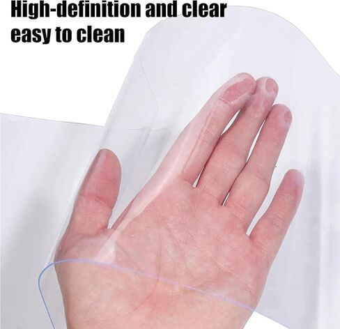 Clear Insulated Vinyl Strip Door Curtains Kit - Durable PVC Divider for Warehouse, Garage, Barn Entryways - Easy Installation with Hardware (75x220cm/29.53x86.61in) in Saudi Arabia